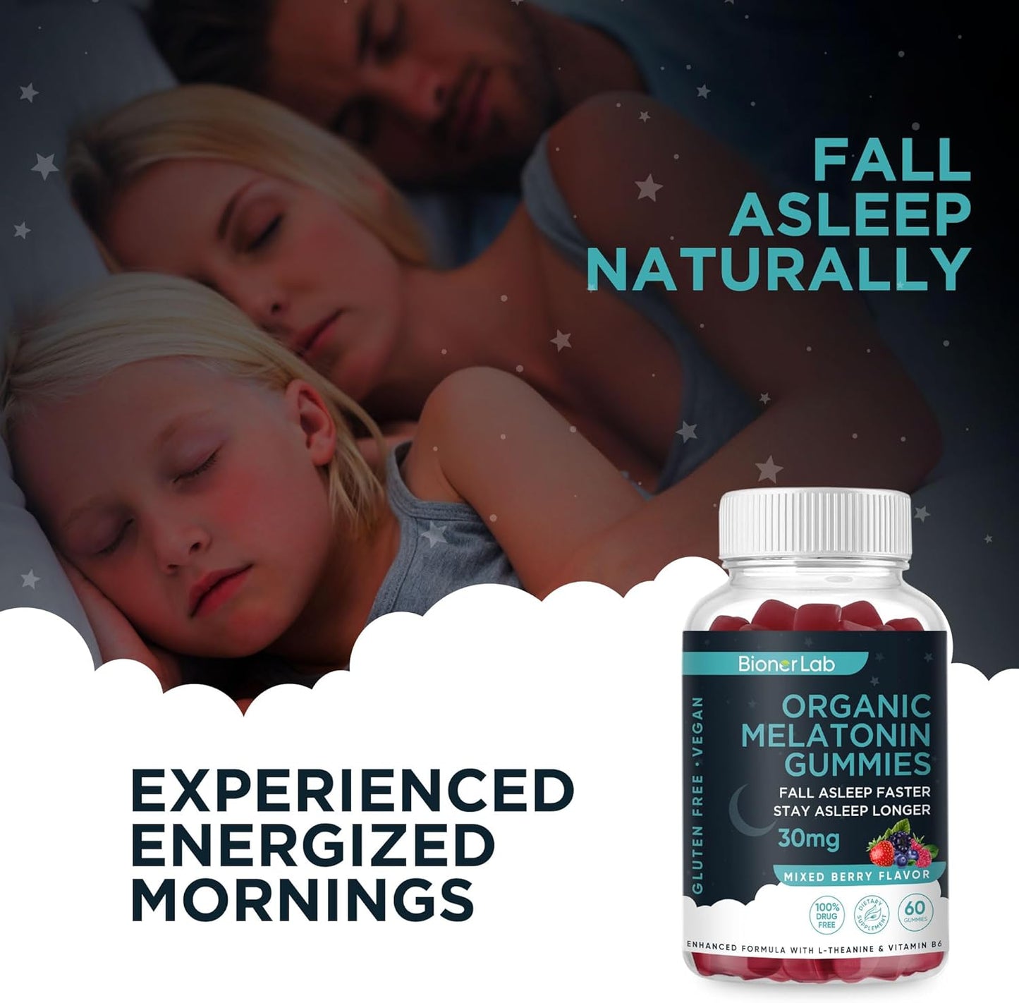 BionerLab Organic Melatonin Gummies