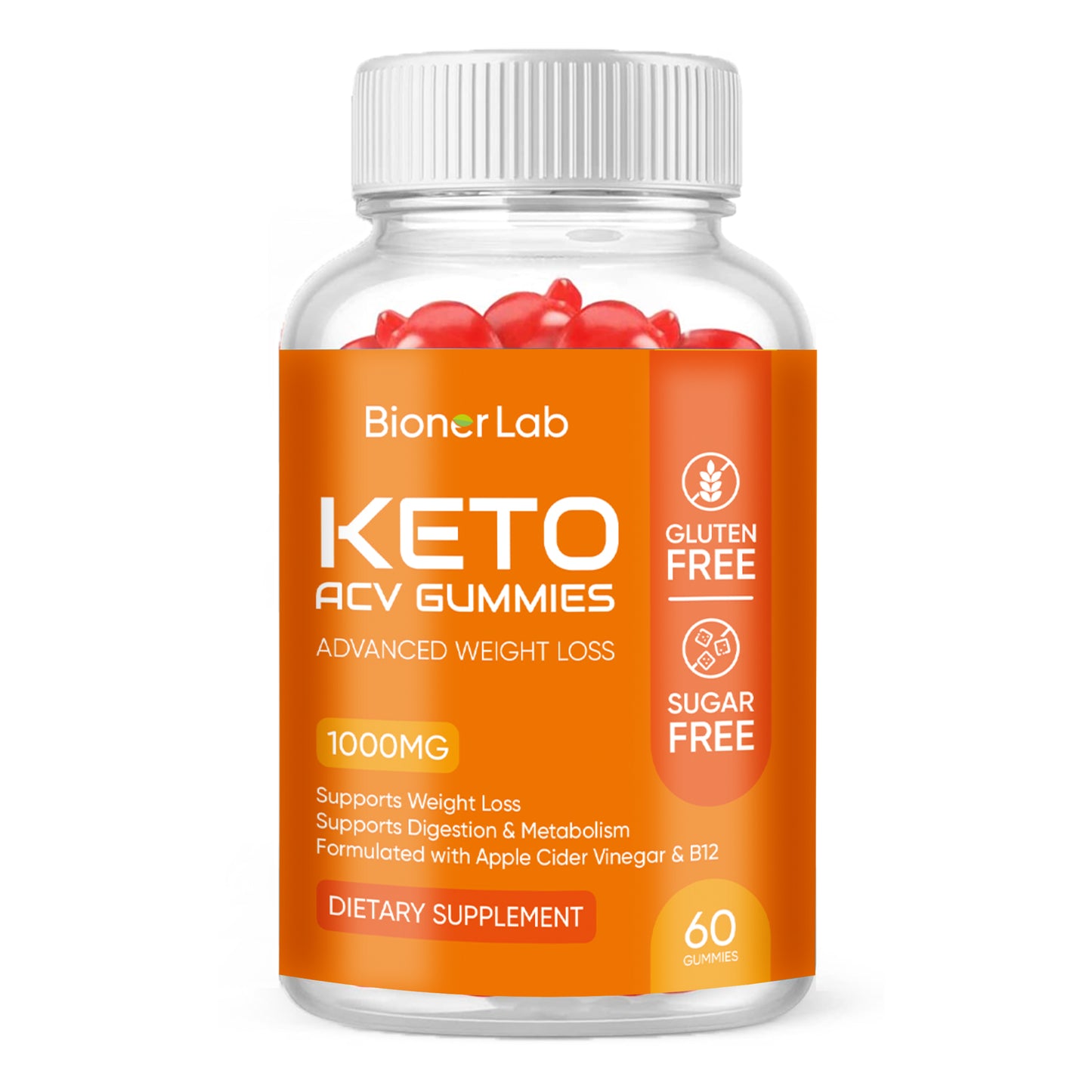 BionerLab Keto ACV Gummies Dietary Supplement