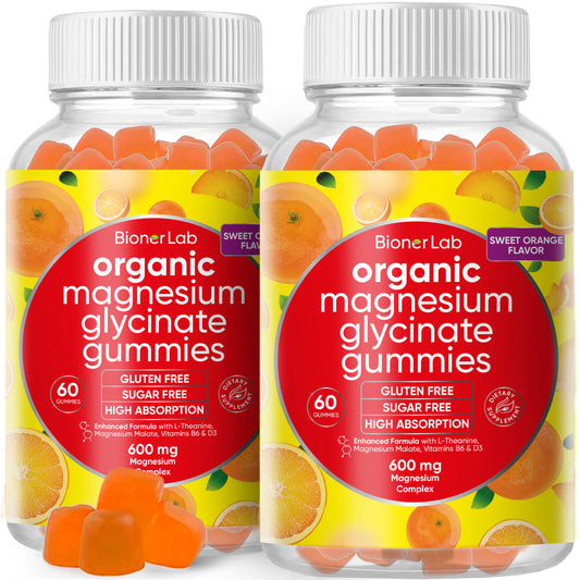 Bionerlab Magnesium Glycinate Gummies (Pack of 2)