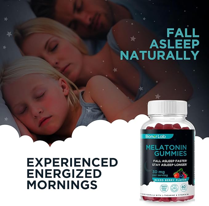 BionerLab Melatonin Gummies (Pack of 2)