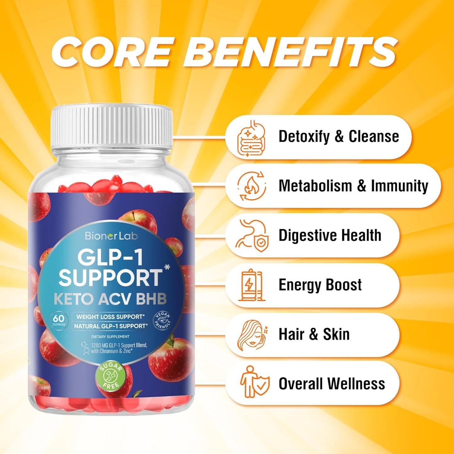 BionerLab Keto ACV Advanced Weight Loss Gummies