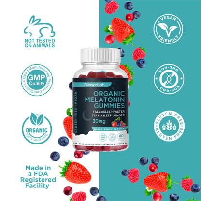BionerLab Melatonin Gummies (Pack of 2)