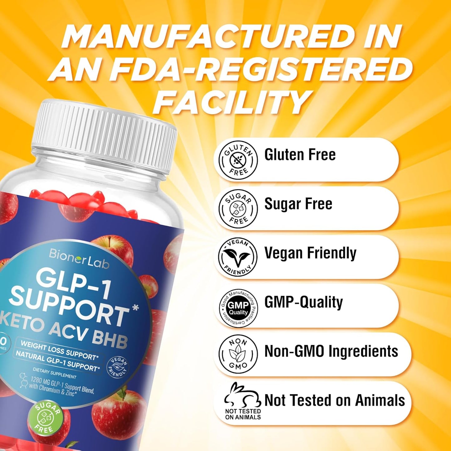 BionerLab Keto ACV Advanced Weight Loss Gummies