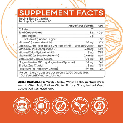BionerLab Potassium Magnesium Gummies