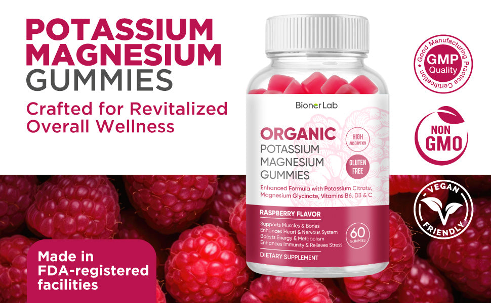 BionerLab Potassium Magnesium Gummies