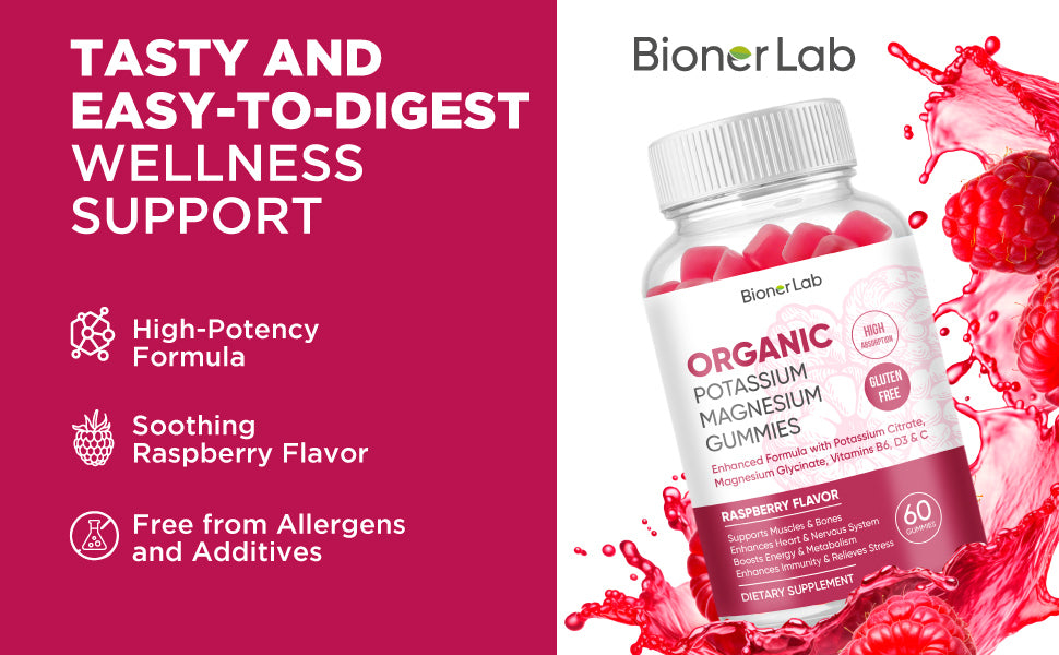 BionerLab Potassium Magnesium Gummies