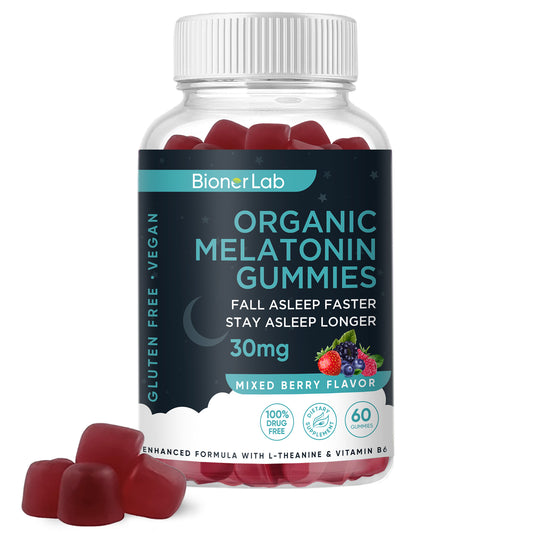 BionerLab Organic Melatonin Gummies