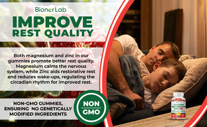 BionerLab Calcium Magnesium Zinc Gummies