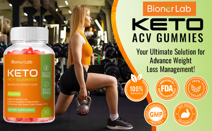 BionerLab Keto ACV Gummies (Pack of 2)