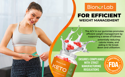 BionerLab Keto ACV Gummies (Pack of 2)