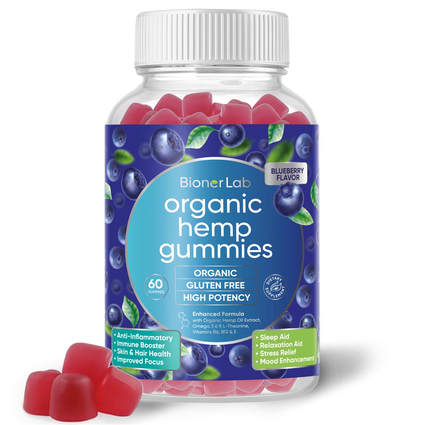 BionerLab Organic Hemp Gummies