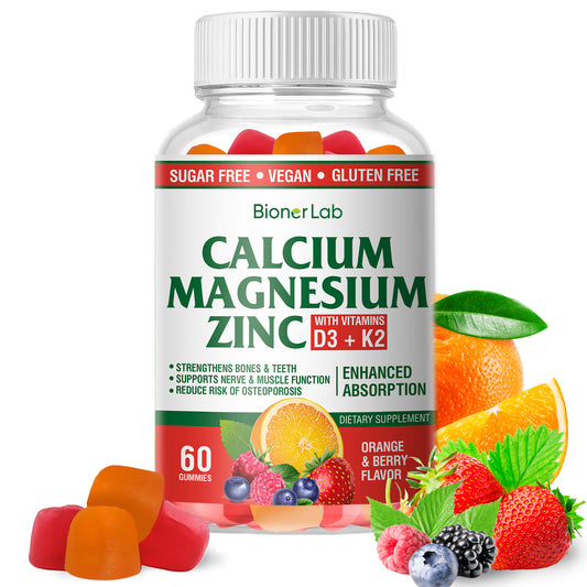 BionerLab Calcium Magnesium Zinc Gummies
